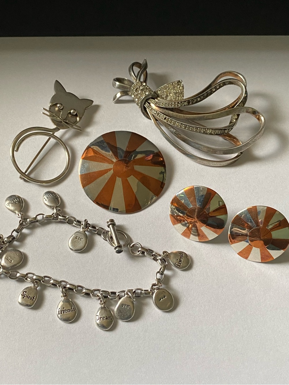 Sterling Silver 925 Scrap Jewelry Lot